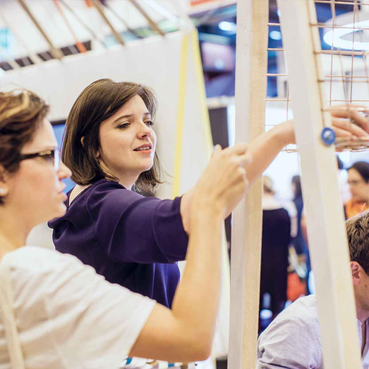 Carra Santos at Maker Carousel, 100% Design London, 2014.